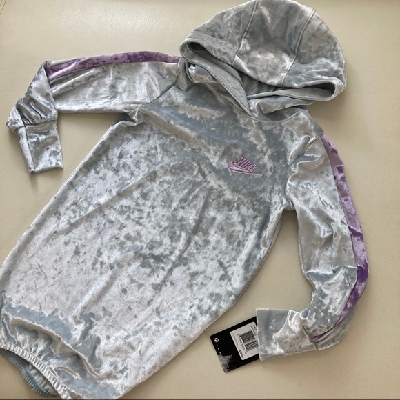 Nike Velour Hoodie dress 2094 - Picture 7 of 7